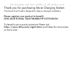 Preview for 2 page of Nitho MOVE CHARGING STATION Quick Start Manual