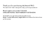 Preview for 2 page of Nitho MULTISTAND PRO Quick Start Manual