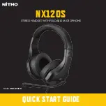 Предварительный просмотр 1 страницы Nitho NX120S Quick Start Manual