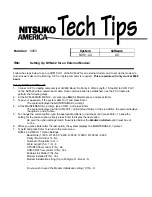 Nitsuko NVM-22 Tech Tips preview