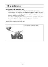 Preview for 12 page of Nitta FP-120G-60 Operator'S Manual