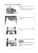 Preview for 14 page of Nitta FP-120G-60 Operator'S Manual