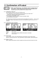 Preview for 7 page of Nitta PolySprint NPS-1210A-1 Operator'S Manual