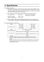 Preview for 8 page of Nitta PolySprint NPS-1210A-1 Operator'S Manual