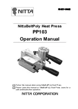 Предварительный просмотр 1 страницы Nitta PP103 Operation Manual