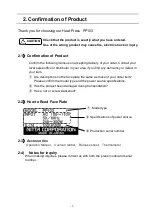 Предварительный просмотр 6 страницы Nitta PP103 Operation Manual