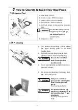 Предварительный просмотр 10 страницы Nitta PP103 Operation Manual