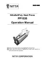 Nitta PP1535-1 Operation Manual предпросмотр