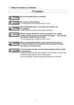 Предварительный просмотр 6 страницы Nitta PP1535-1 Operation Manual