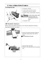 Предварительный просмотр 12 страницы Nitta PP1535-1 Operation Manual