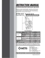 Nitto Kohki AO-5575 Instruction Manual preview