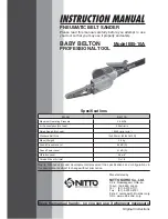 Nitto Kohki Baby Belton BB-10A Instruction Manual preview