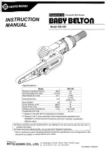 Preview for 1 page of Nitto Kohki BABY BELTON BB-10B Instruction Manual