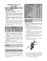 Предварительный просмотр 5 страницы Nitto Kohki HB-15B Instruction Manual