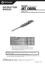 Nitto Kohki JT-16 Instruction Manual предпросмотр