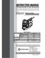 Предварительный просмотр 1 страницы Nitto Kohki LO-3550 Instruction Manual