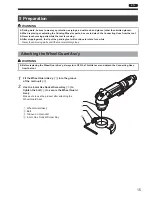 Preview for 17 page of Nitto Kohki MYTON MYG-50 Instruction Manual