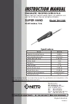 Nitto Kohki SH-100A Instruction Manual предпросмотр