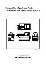 Nitto Seiko FF/FM311DR Instruction Manual предпросмотр