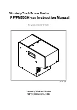 Nitto Seiko FF503H Instruction Manual предпросмотр