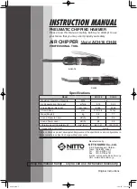 Nitto ACH-16 Instruction Manual preview