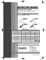 Nitto B-10N Instruction Manual preview