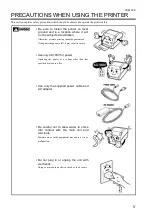 Предварительный просмотр 6 страницы Nitto DURA PRINTER SL Instruction Manual