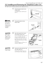 Предварительный просмотр 74 страницы Nitto DURA PRINTER SL Instruction Manual