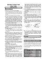 Предварительный просмотр 5 страницы Nitto MYTON MAG-25B Instruction Manual