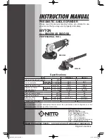 Nitto MYTON MAG-50 Instruction Manual предпросмотр