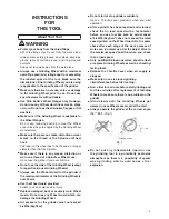 Предварительный просмотр 5 страницы Nitto MYTON MLG-25 Instruction Manual