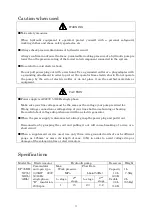 Предварительный просмотр 4 страницы Nittoh UP-35RH-AR Operation And Maintenance Manual