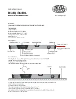 Nivel System DL60 Instruction Manual preview