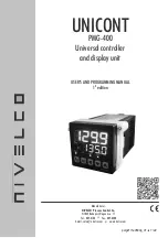 Preview for 1 page of NIVELCO UNICONT PMG-400 User And Programming Manual