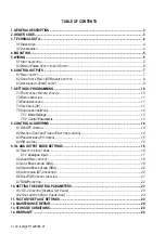 Preview for 2 page of NIVELCO UNICONT PMG-400 User And Programming Manual