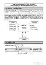 Preview for 3 page of NIVELCO UNICONT PMG-400 User And Programming Manual