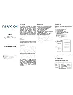 Niveo Professional NGS16TP Quick Installation Manual preview