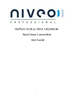 Niveo Professional NUPS23-1000 User Manual preview