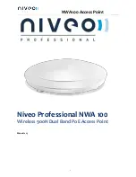 Preview for 1 page of Niveo Professional NWA 100 Manual