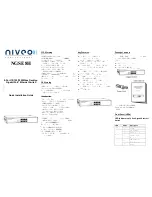 Предварительный просмотр 1 страницы Niveo NGSE8H Quick Start Manual