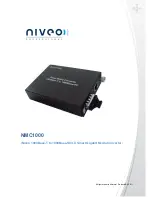 Niveo NMC1000 User Manual preview