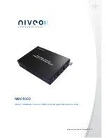 Предварительный просмотр 1 страницы Niveo NMC1002 User Manual