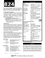 Предварительный просмотр 8 страницы Nivetec BULLETIN 824A Installation & Operation Manual