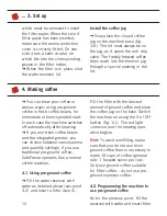 Preview for 10 page of Nivona cafefresco 410 Operating Instructions Manual