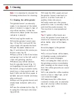 Preview for 15 page of Nivona cafefresco 410 Operating Instructions Manual