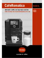 Nivona CafeRomatica NICR9 Series User Manual preview