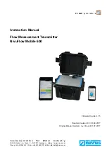 Preview for 1 page of Nivus NivuFlow Mobile 600 Instruction Manual