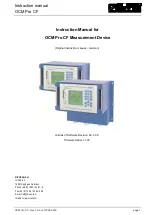 Nivus OCM PRO CF Instruction Manual preview