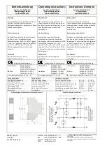 Preview for 2 page of Nivus SonicPro 3x1-24V/24V-Tr Operating Instructions