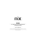 Preview for 1 page of NIX X12A User Manual